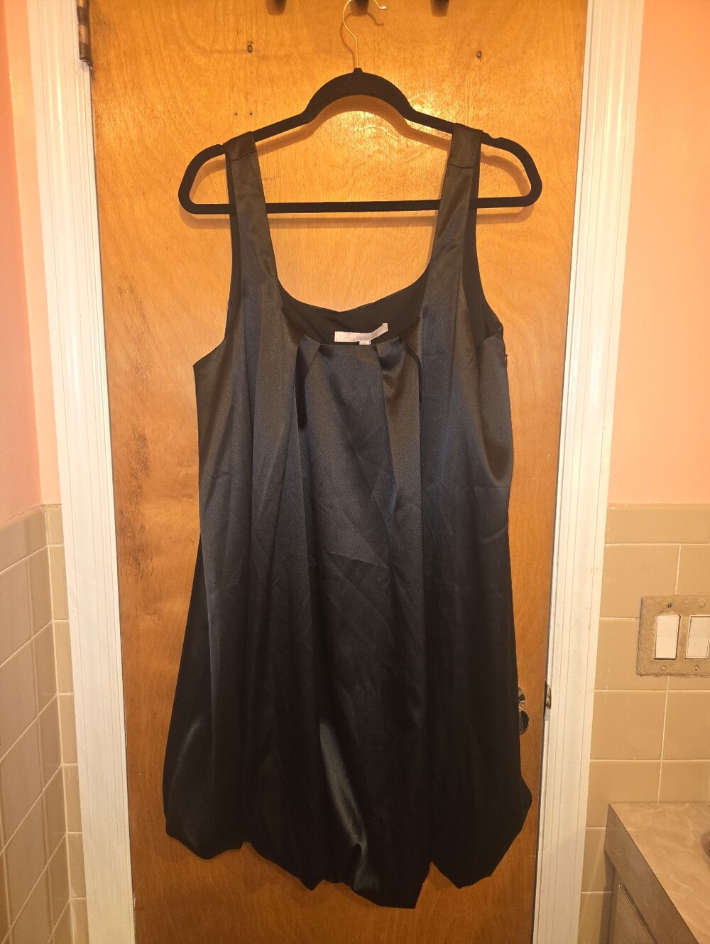 NWT Hutch Sleeveless Pleated Bubble Hem Mini Dress - Picture 3 of 7